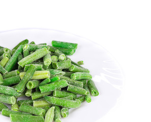 Frozen french beans.