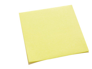 Yellow sticky note