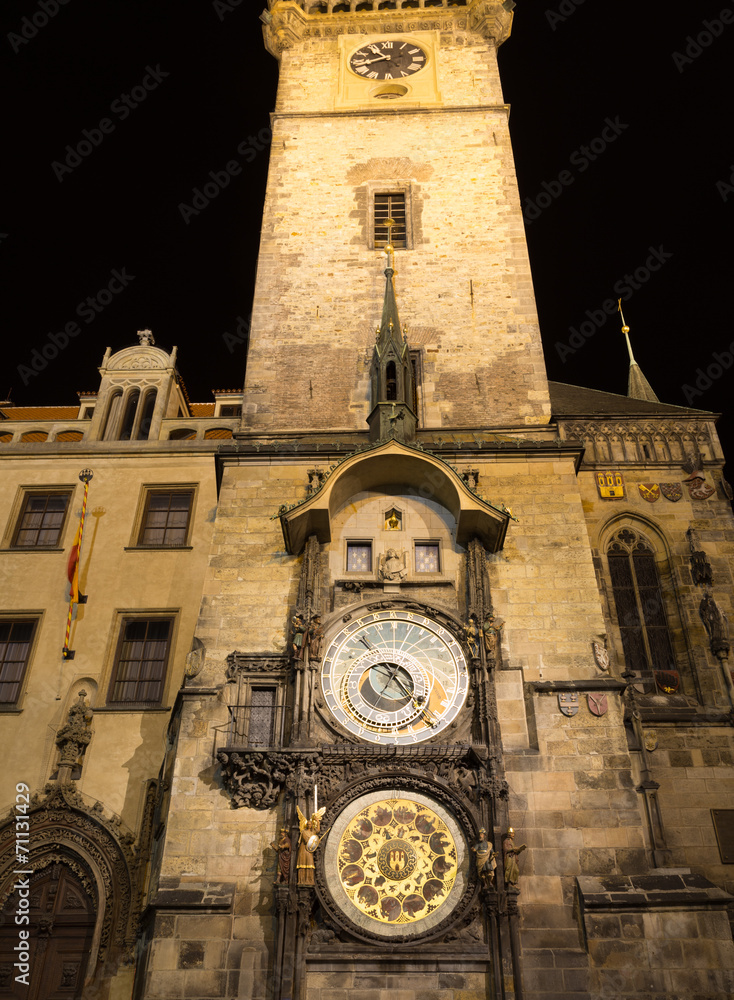 Sticker Astronomical clock in Prague