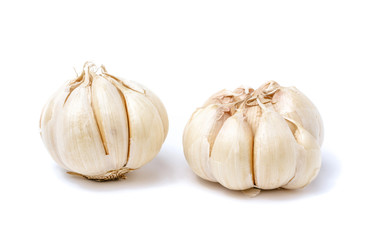 garlic isolated on white background