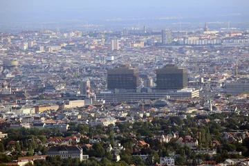 Deurstickers Aerial View of Vienna © KerstinKuehne