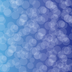 Blue Bokeh Bubbles Background