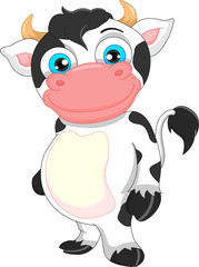 cute baby cow cartoon