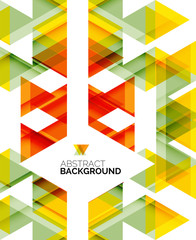 Fototapeta premium Triangle geometric concept