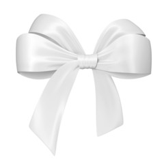 White bow