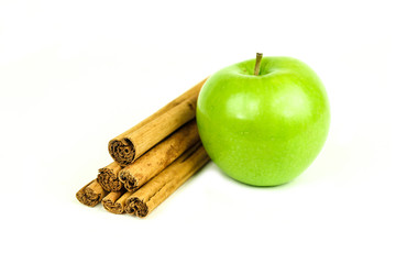 Granny Smith apple and cinnamon spice