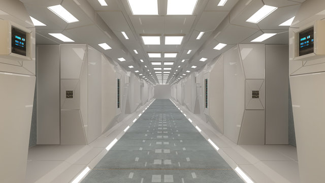 SCIFI futuristic interior architecture