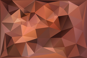 Brown Polygon Triangle Background