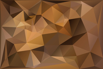 Gradient With Green and Brown Color Polygon Triangle Background