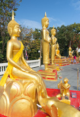 Statues on Big Buddha's hill in Pattaya