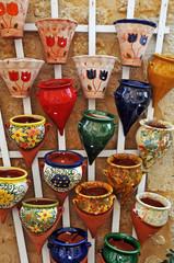 ceramiche artigianali nel villaggio di Domme - Aquitania