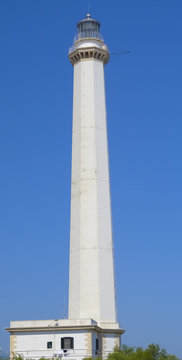 The lighthouse of Bari, on the Punta San Cataldo, Italy