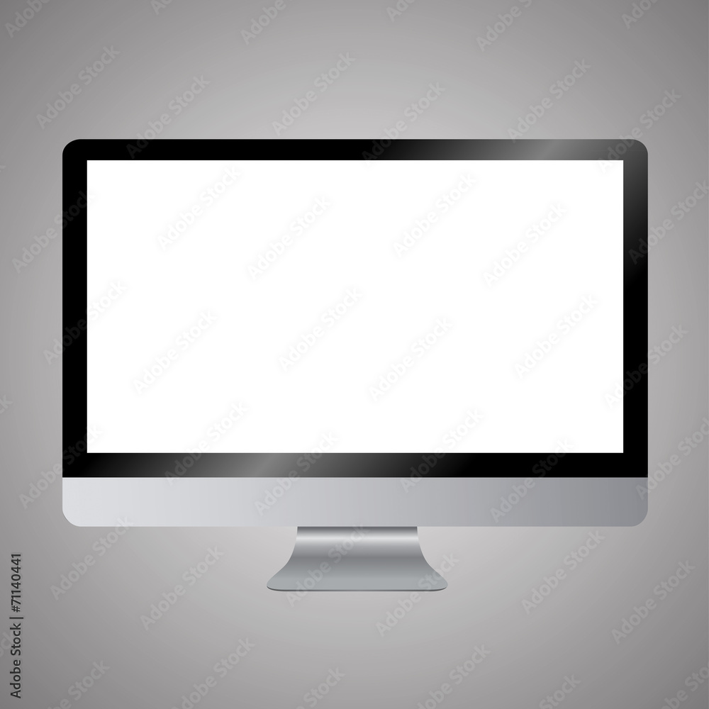 Poster modern digital computer screen