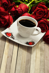 Romantic coffee