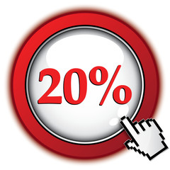 20 PERCENT ICON