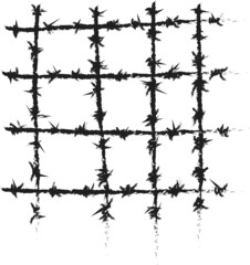 doodle barbed wire