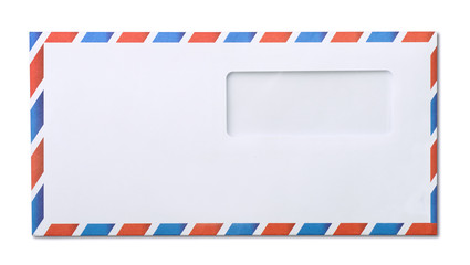 Air mail window envelope