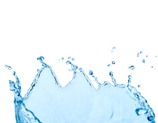 water splash drop blue liquid