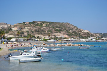 Fototapeta na wymiar Coast of the Aegean Sea
