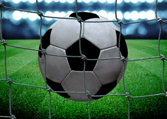 soccer field and the bright lights