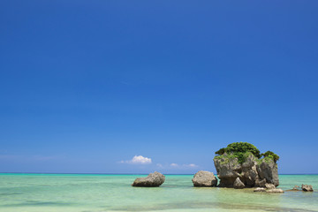 沖縄の海・親泊海岸