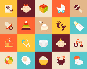 Flat icons set 27