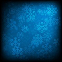 Fototapeta na wymiar Abstract blue christmas background