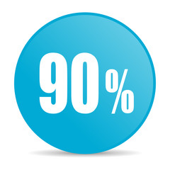 90 percent internet icon