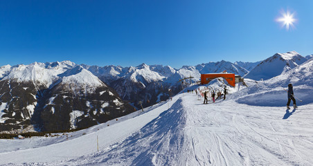 Mountains ski resort Bad Gastein - Austria