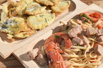 pasta fisherman style