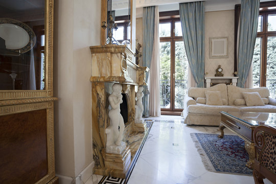 Luxury villa interior 