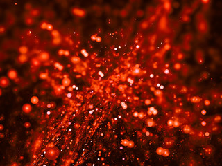 Colorful red lava in hell