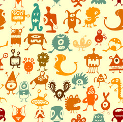 Monsters pattern