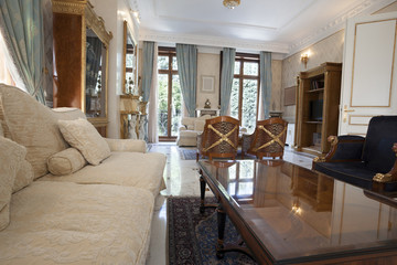Luxury villa interior