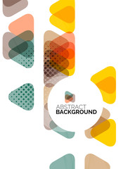 Triangle geometric concept