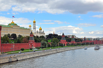 Obraz premium Panorama of Moscow Kremlin