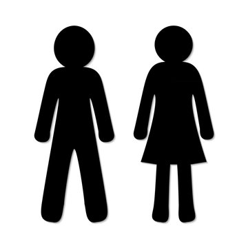 man and woman icons