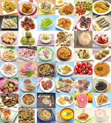 Collage de alimentos