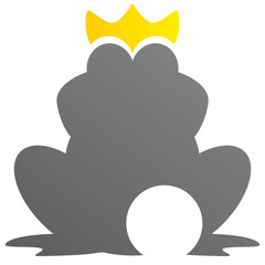 Grauer Froschkönig Logo
