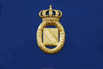 Badisches Wappen in gold