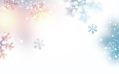 Fototapeta na wymiar Snow christmas background.