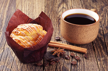 Coffee and cupcake