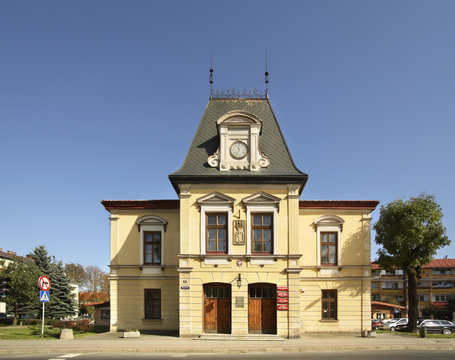 City hall in Lesko. Poland