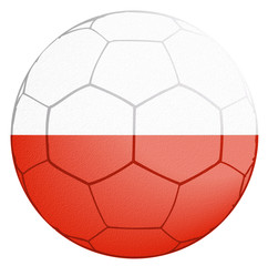 Fototapeta premium Soccer Ball Poland