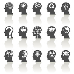 Thinking Heads Icons
