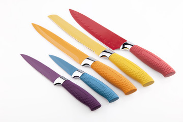 Collection of five Ceramic Color Knives