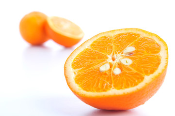 Orange isolated on white background