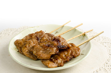 Grilled pork
