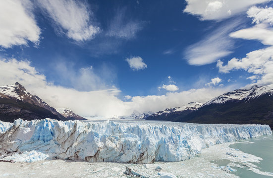 Perito Moreno Glacier in the Los Glaciares National Park, Argentina.