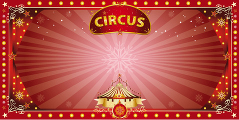 xmas horizontal greeting card © christophe BOISSON